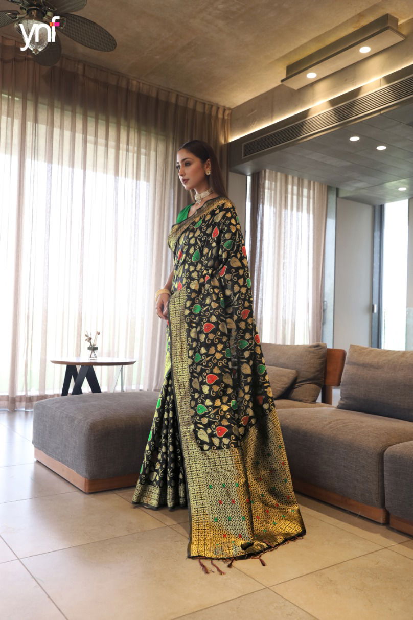 Ynf Netflix Festive Wear Latest Poly Silk Saree Collection